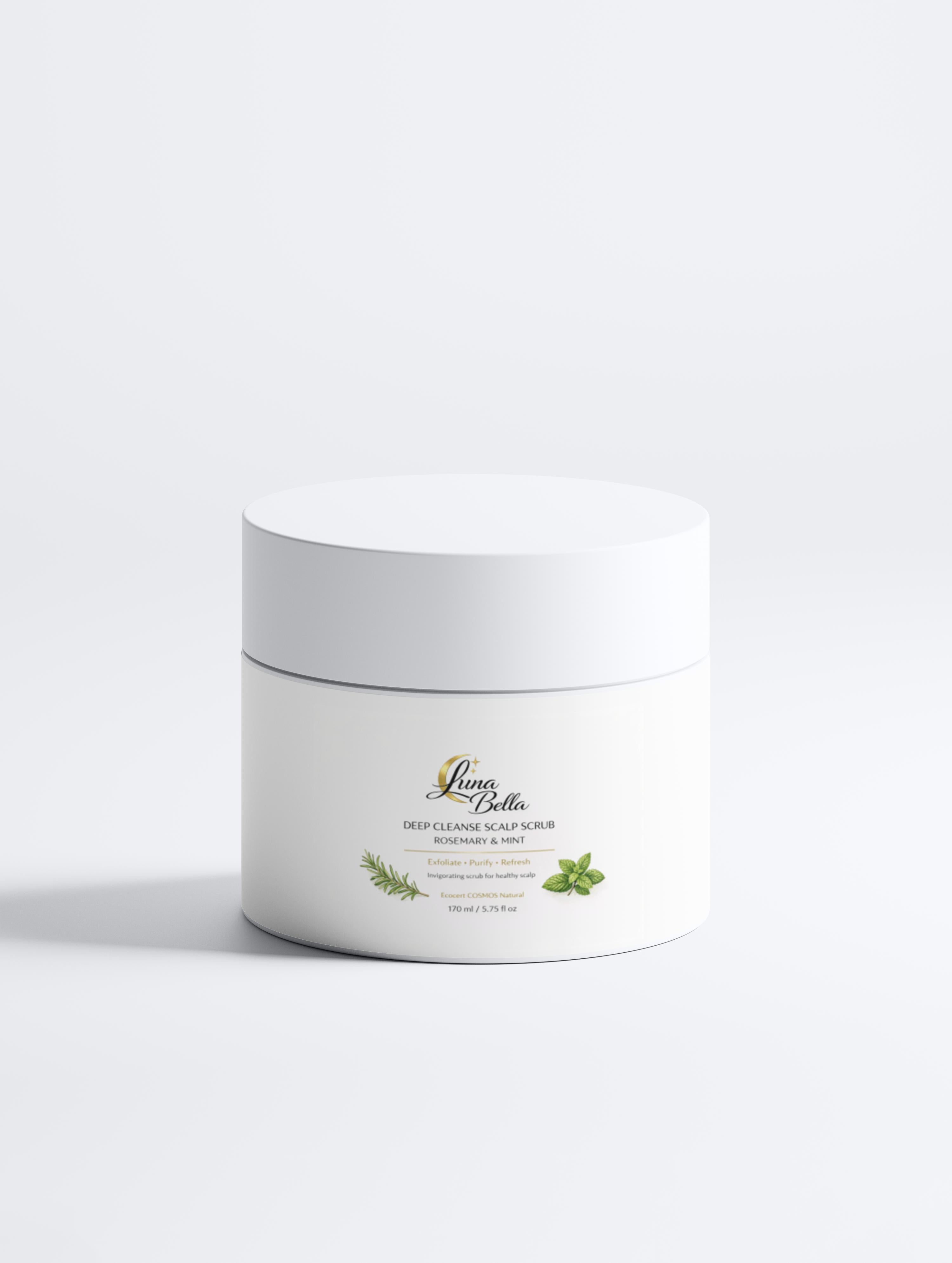 Deep Cleanse Scalp Scrub, Rosemary & Mint