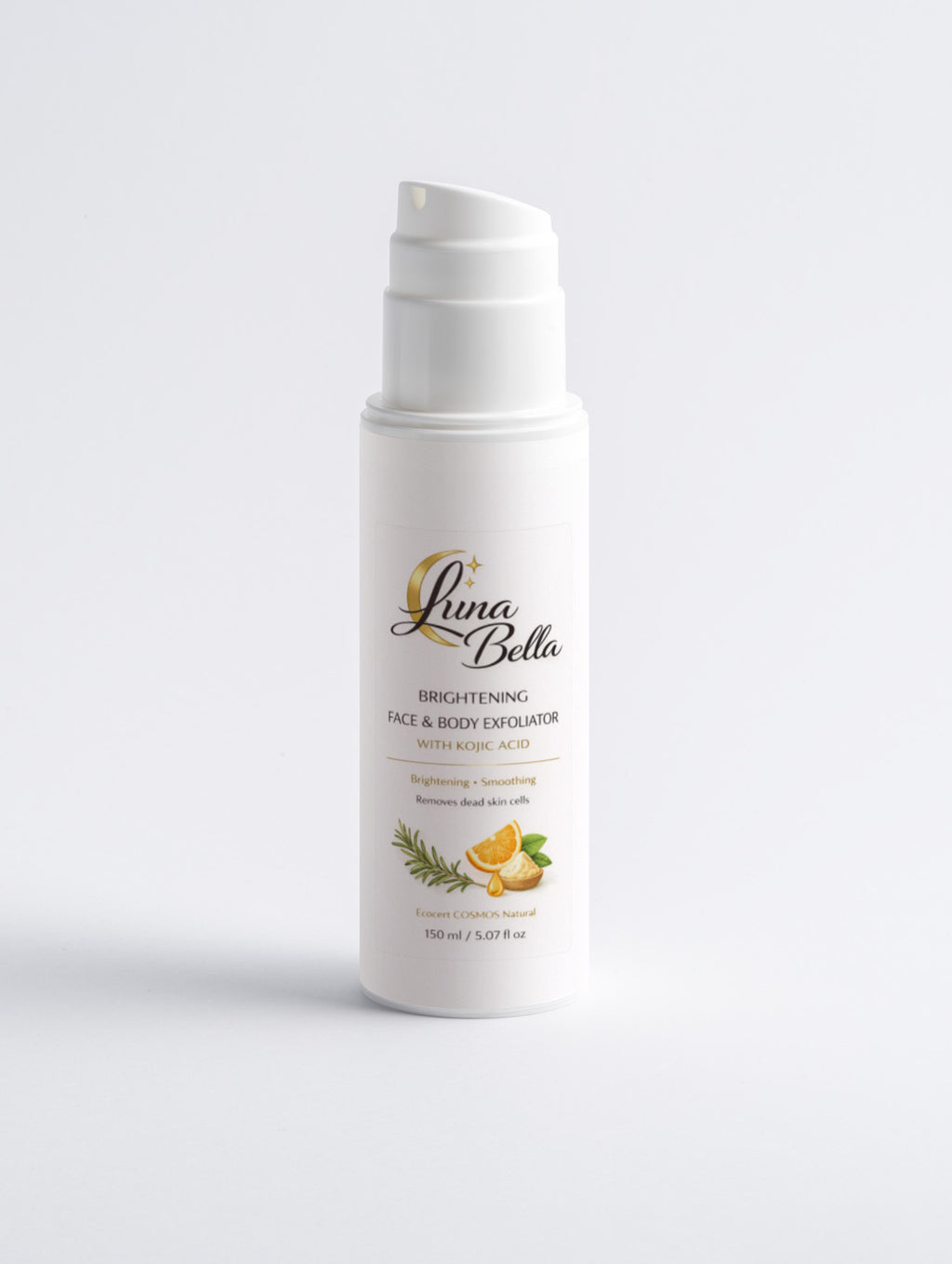 Brightening Face & Body Exfoliator with Kojic Acid